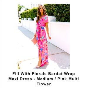 Vici Floral maxi wrap